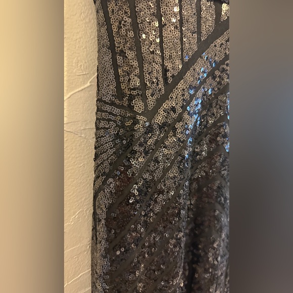 Glamorous Windsor Black Sequin Gown - Size S - Picture 2 of 5